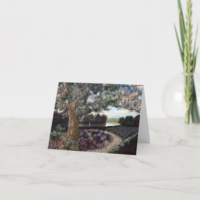 Carte Solitude par JIM Ivey--Carte pour notes vide (Devant)