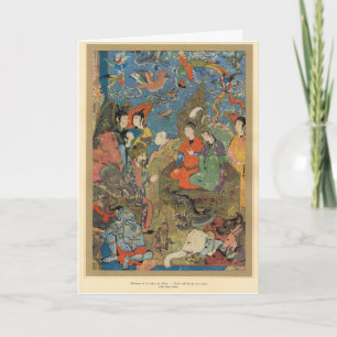 Carte Solomon et la reine de Sheba, XVIème siècle