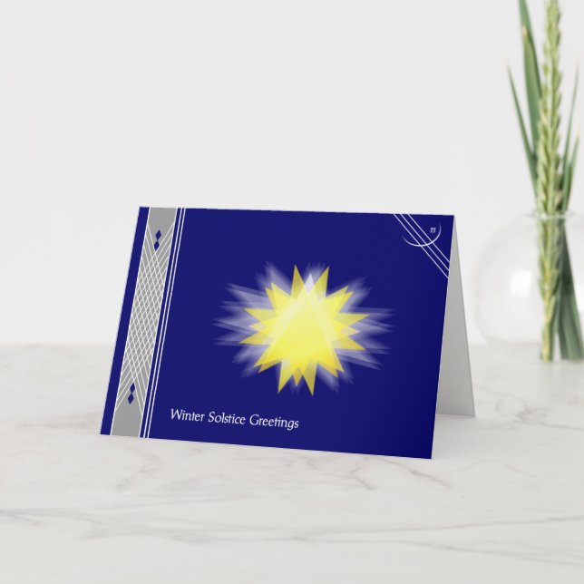 Carte Solstice d'hiver I (Devant)