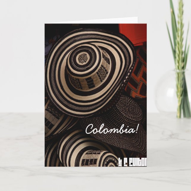 Carte Sombrero Vueltiao (Devant)