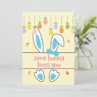 Carte Some bunny loves you | Funny Easter Pun