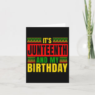 Carte Son 11E Jour Et Mon Anniversaire Afrique Amérique