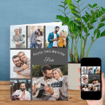 Carte Son 6 Collage photo N'importe quel âge Joyeux anni<br><div class="desc">Créez votre propre carte d'anniversaire pour votre fils avec un collage photo fait à partir de 6 de vos photos préférées. Le modèle est configuré pour travailler pour n'importe quel âge et vous pouvez modifier son fils à un nom si vous le souhaitez. Vous pouvez également modifier le message à...</div>