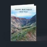 Carte Son Anniversaire Big Horn Mountains Wyoming Card<br><div class="desc">Carte de voeux d'anniversaire pour un fils. Une photo de quelque part dans les montagnes Big Horn au Wyoming,  U.S.A. Vous souhaitant une nouvelle année de grandes aventures. Joyeux anniversaire ! Copyright © Shoaff Ballanger Studios,  2023.</div>