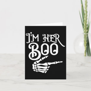 Carte Son Boo Im Son Ghoul Éffrayant Halloween Couple