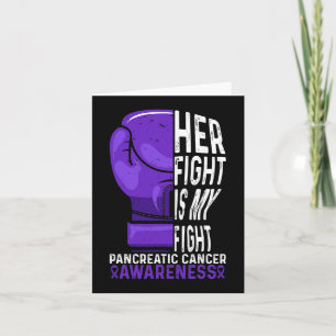 Carte Son combat est Mon combat Conscience du cancer du