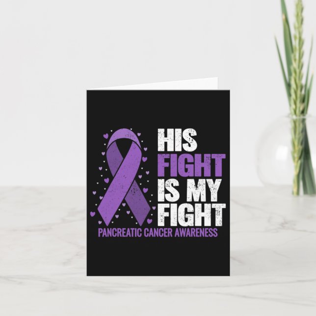 Carte Son Combat Est Mon Combat Conscience Du Cancer Pan (Devant)