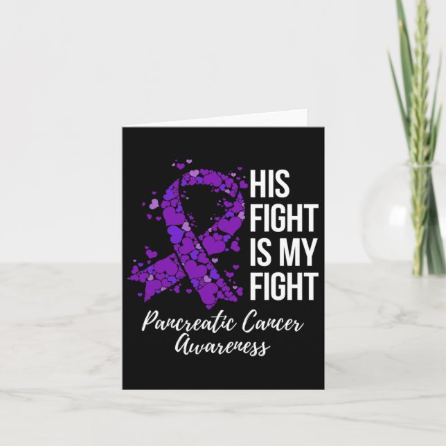 Carte Son Combat Est Mon Combat Conscience Du Cancer Pan (Devant)
