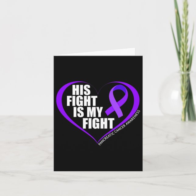 Carte Son Combat Est Mon Combat Conscience Du Cancer Pan (Devant)