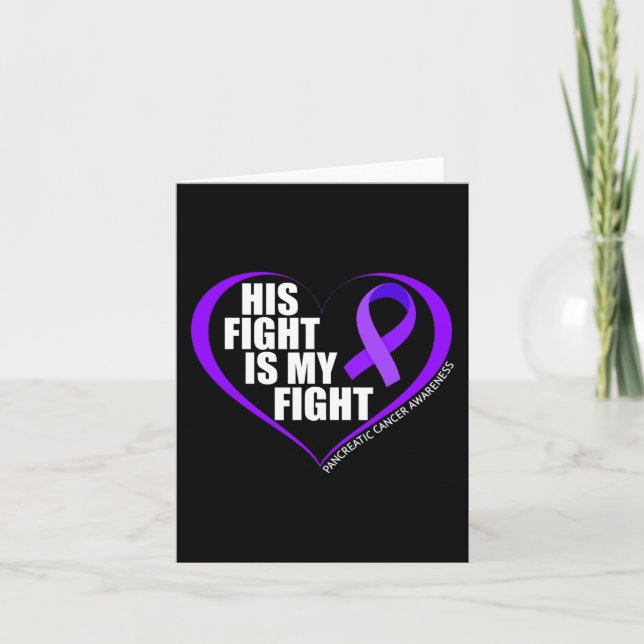Carte Son Combat Est Mon Combat Conscience Du Cancer Pan (Devant)
