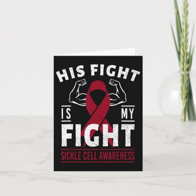 Carte Son Combat Est Mon Combat Contre La Faucille Cellu (Devant)
