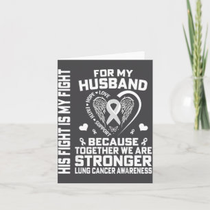 Carte Son combat est mon combat pour mon mari - Cancer d
