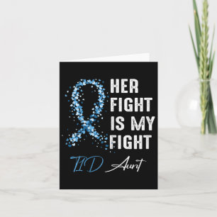 Carte Son Combat Est Mon Combat T1D Tante Type 1 Diabète