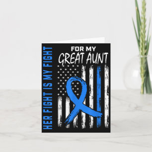 Carte Son combat est mon combat T-shirt de sensibilisati