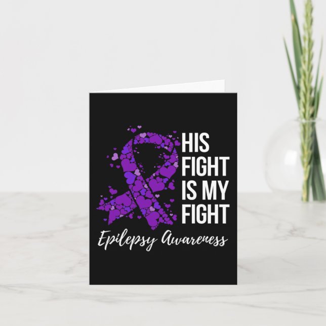 Carte Son combat est My Fight Epilepsy Awareness 1 (Devant)