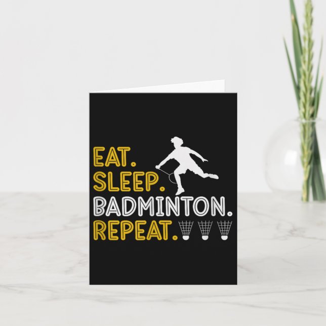Carte Son Dans Mon Volant de badminton Adn Racket Badmin (Devant)