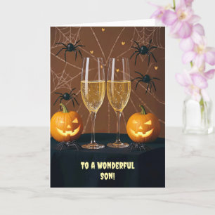 Carte Son Halloween encourage Jack O Lanterns Ariders