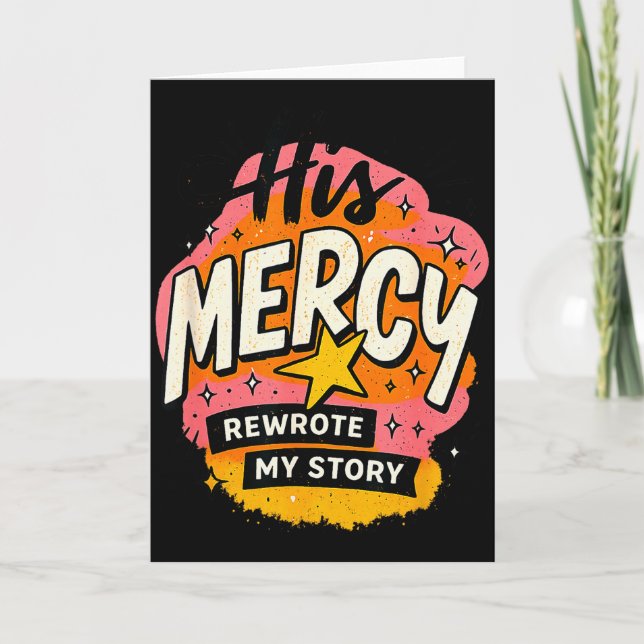 Carte Son message d'amour a réécrit mes histoires (Devant)