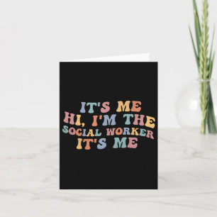 Carte Son Moi Bonjour Je suis le travailleur social Retr