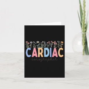 Carte Sono Fleur sauvage de cardiopathie