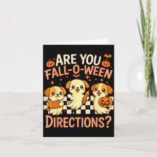 Carte Sont Automne O Ween Directions Professeur Hallowee