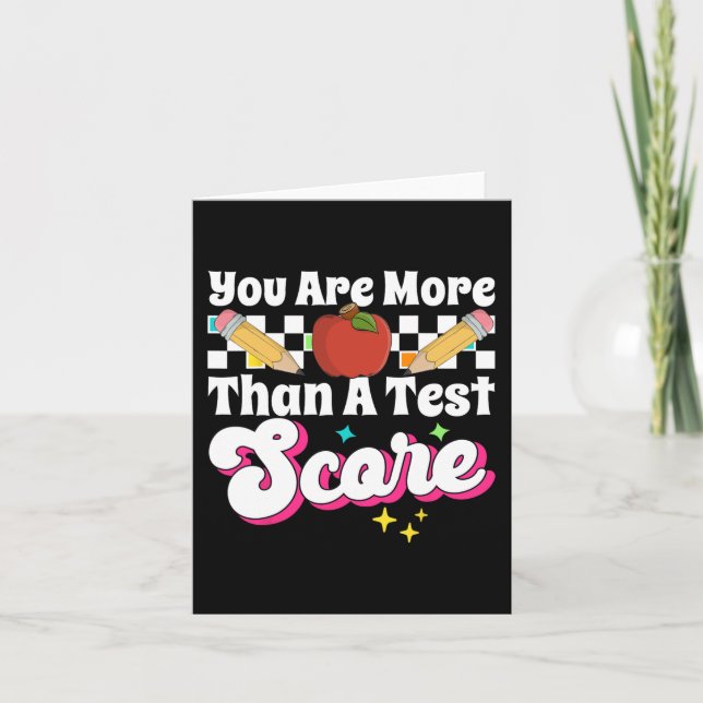 Carte Sont Plus Qu'Un Jour De Test De Score (Devant)