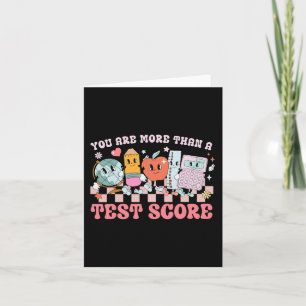 Carte Sont Plus Qu'Un Test Score Enseignant Enfants Test