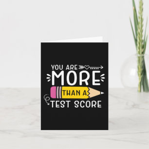Carte Sont Plus Qu'Un Test Score Enseignant Test Jour 3