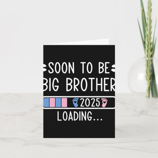 Carte Soon To Be Big Brother 2025 Loading Pregnancy Anno (Devant)