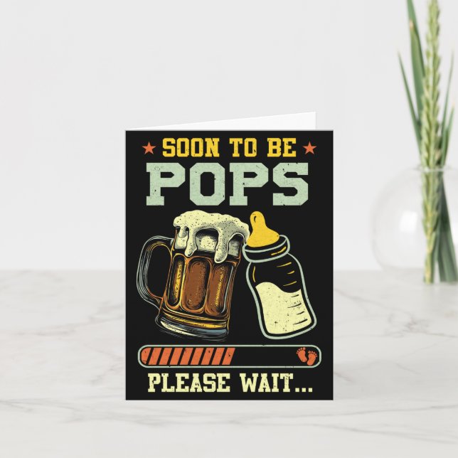 Carte Soon To Be Ps Est 2025 Pregnancy Announcement Lo  (Devant)