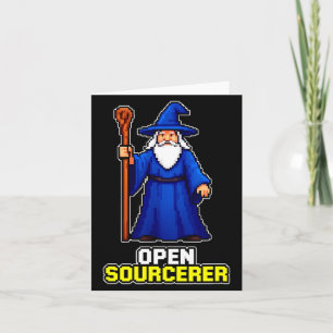 Carte Sorcier open source drôle disant sarcasme