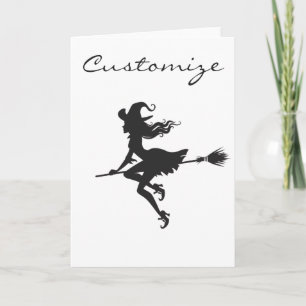 Carte Sorcière Broom Halloween Thunder_Cove