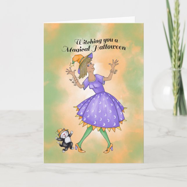 Carte Sorcière dansante (Devant)