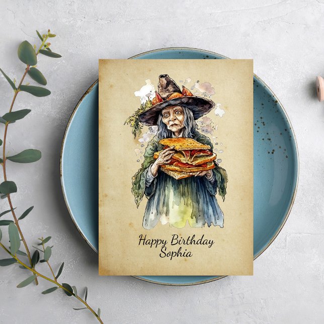 Carte Sorcière drôle (Créateur téléchargé)