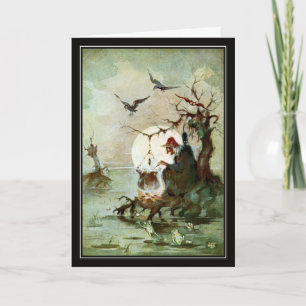 Carte Sorcière vintage par Vladimir Kirin