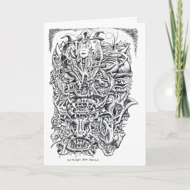 Carte Sorcières et Diables, par Brian Benson  (Devant)