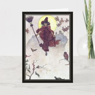 Carte Sorcières vintages par Kate Greenaway