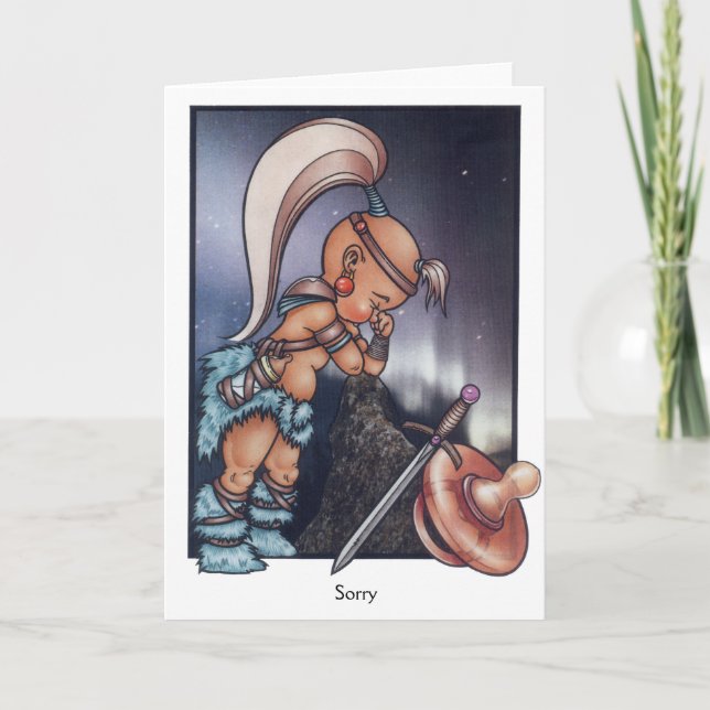 Carte 'Sorry (Devant)