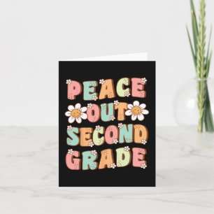 Carte Sortie de seconde classe mignonne Super Dernière j