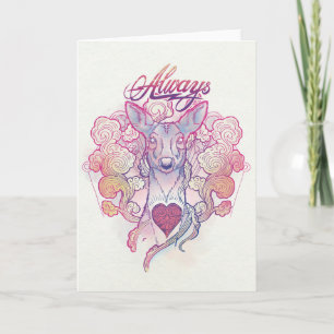 Carte Sortilège Harry Potter   Patronus de biche "Toujou