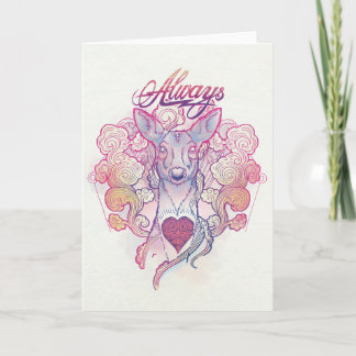 Carte Sortilège Harry Potter | Patronus de biche "Toujou