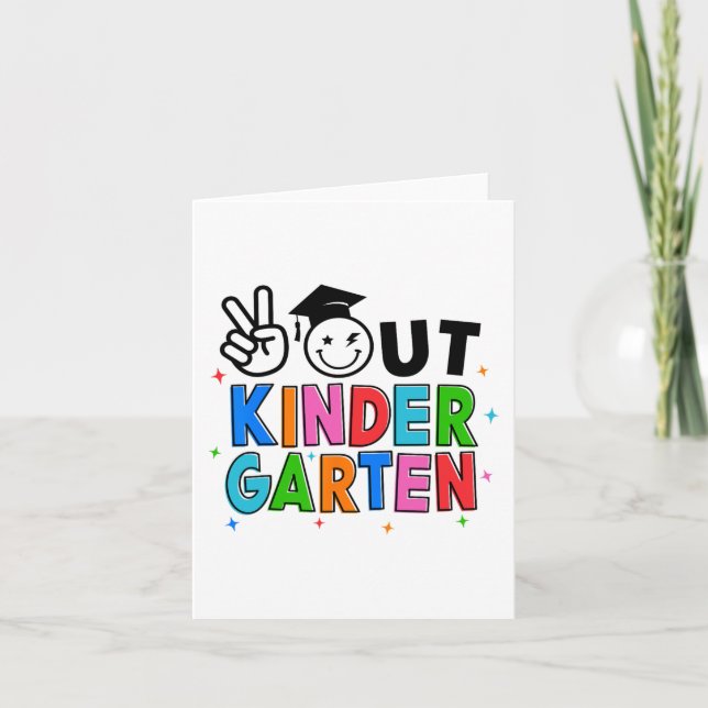 Carte Sortir De La Maternité Graduation Dernier Jour De  (Devant)