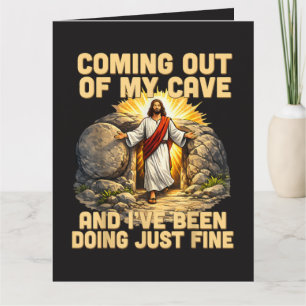 Carte Sortir de ma grotte La Résurrection de Jésus