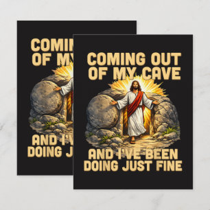 Carte Sortir de ma grotte La résurrection de Jésus 