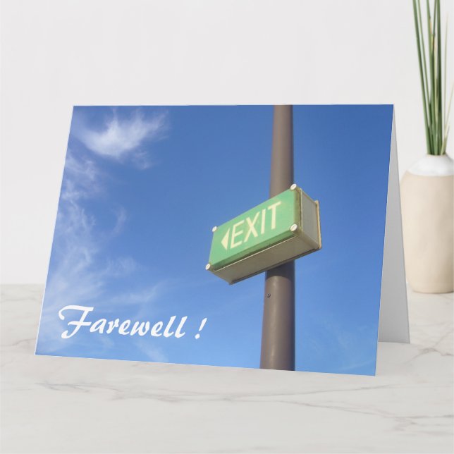 Carte sortir gros (Devant)