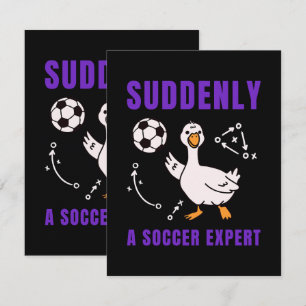 Carte Soudain un expert de football