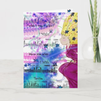 Carte Souhait d'anniversaire