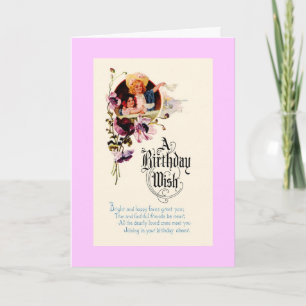 Carte Souhait d'anniversaire