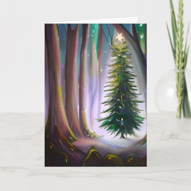 Carte Souhaitez-vous un Noël magique (Devant)