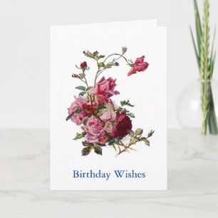 Carte Souhaits d'anniversaire